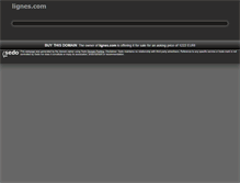 Tablet Screenshot of lignes.com
